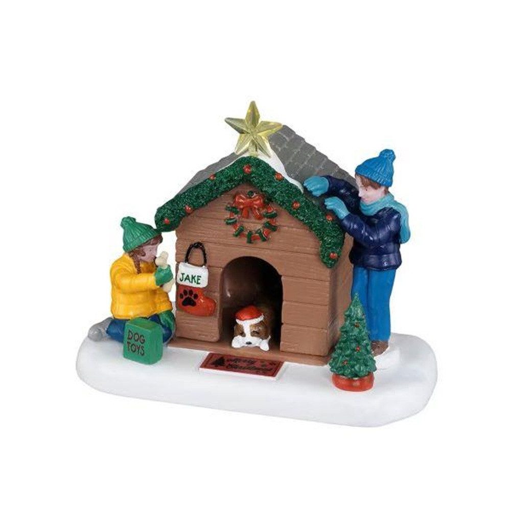 LeMax Winterlandschaft LEMAX 53741 – Doghouse Christmas