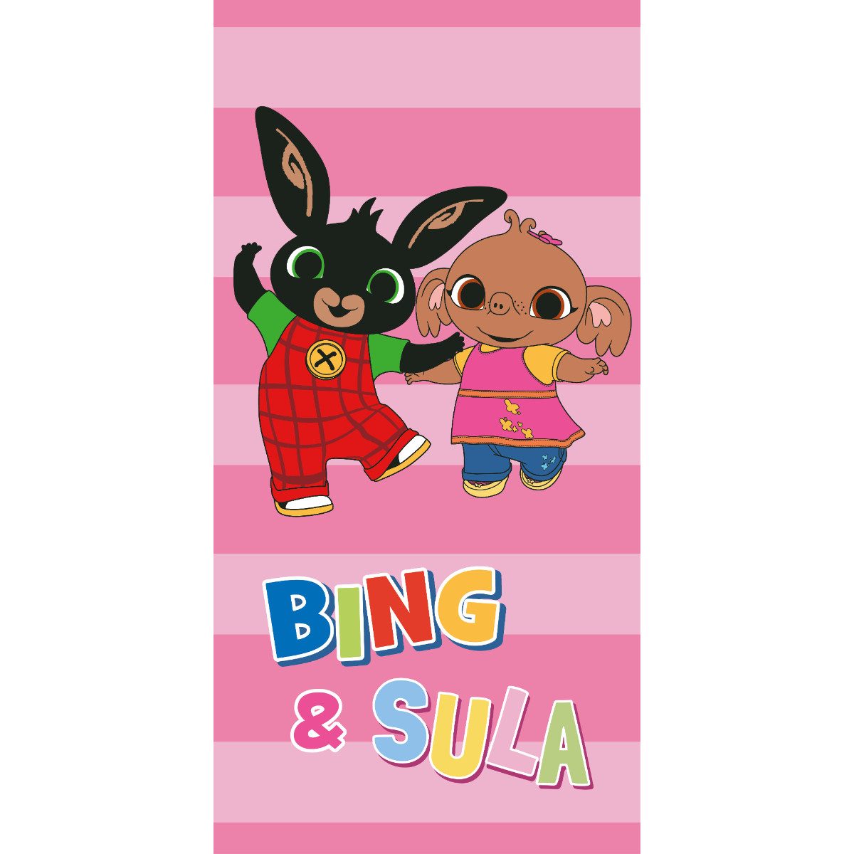 Bing Badetuch Strandtuch Playing Together aus 100% Baumwolle 70 × 140 cm