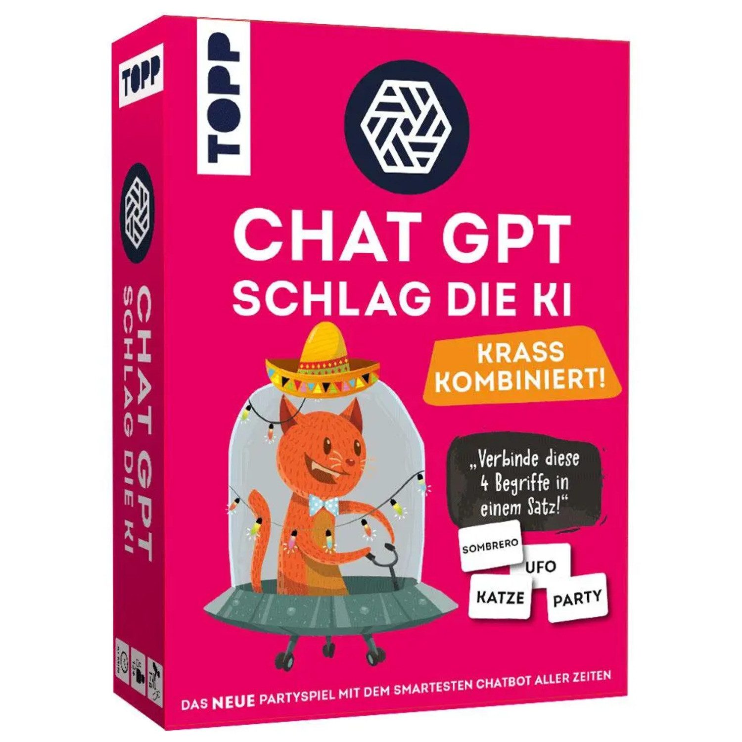 frechverlag Spiel ChatGPT - Schlag die KI. Krass kombiniert! Wer schreibt aus vier...