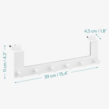 Navaris Garderobenhalter Türhaken Haken zum Einhängen - Handtuchhalter Kleiderhaken für Küche (1 St)