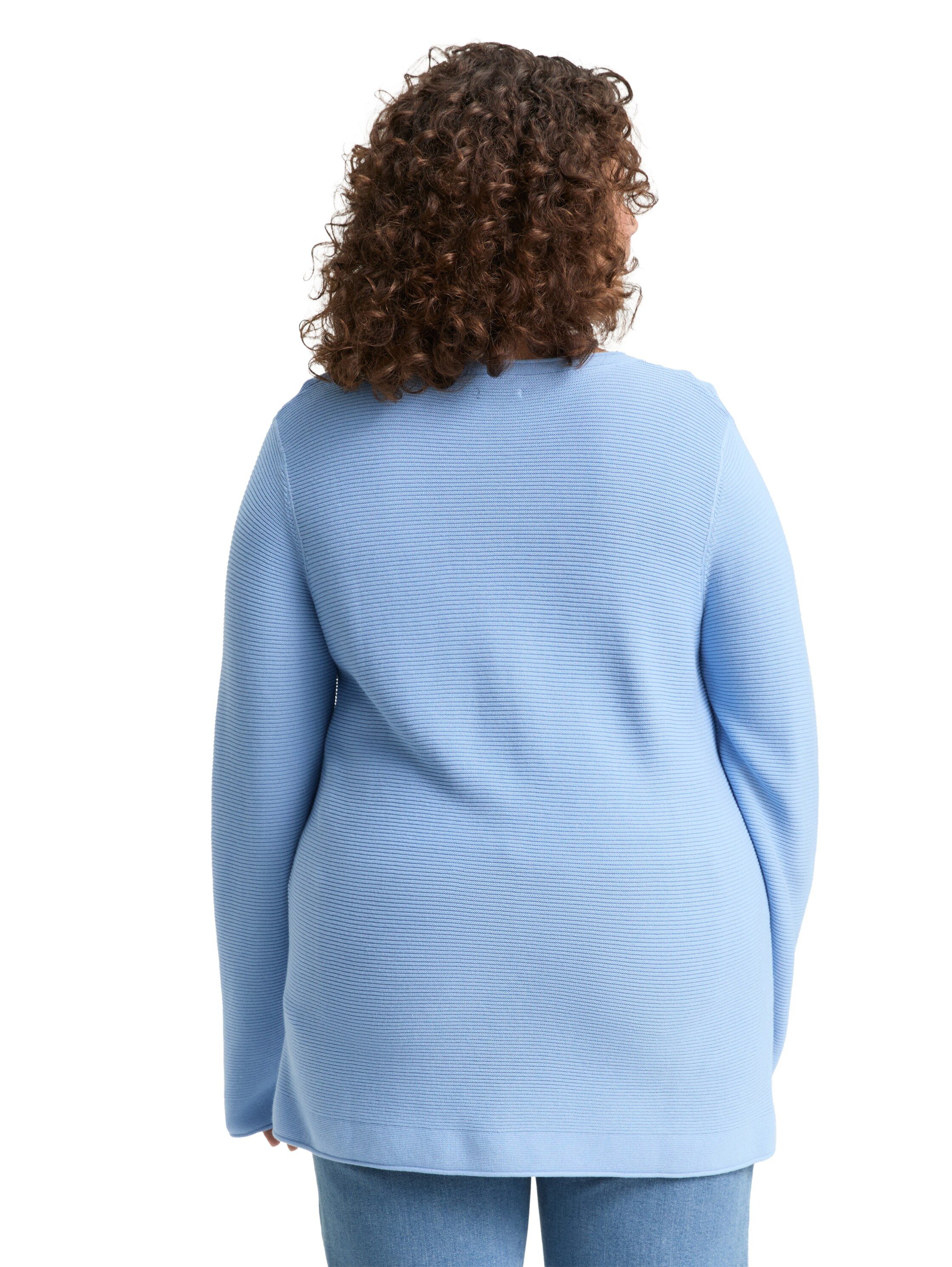 TOM TAILOR PLUS Strickpullover aus Bio-Baumwolle günstig online kaufen