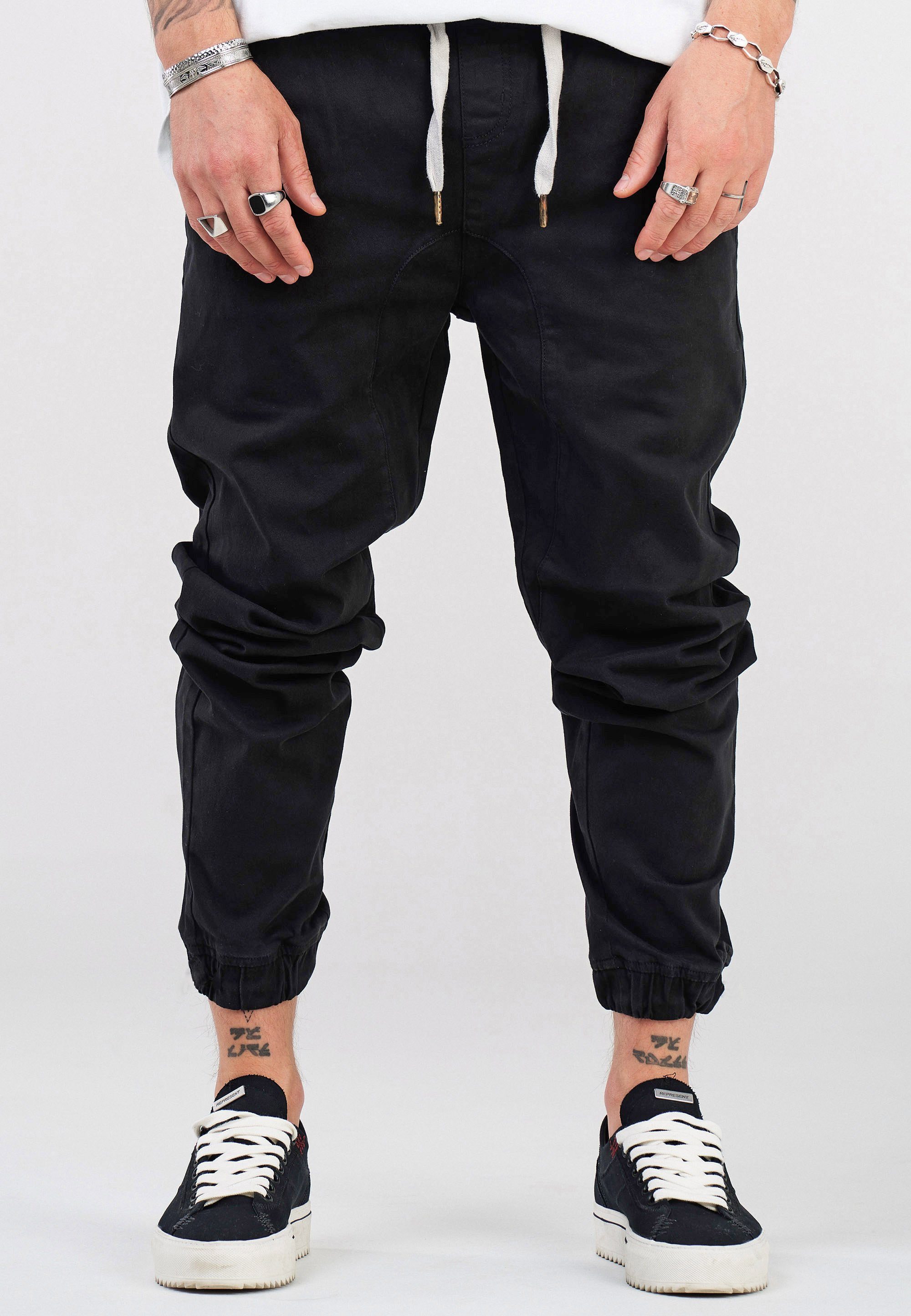 SOULSTAR Chinohose MPNOWRA im Jogger-Stil Schwarz