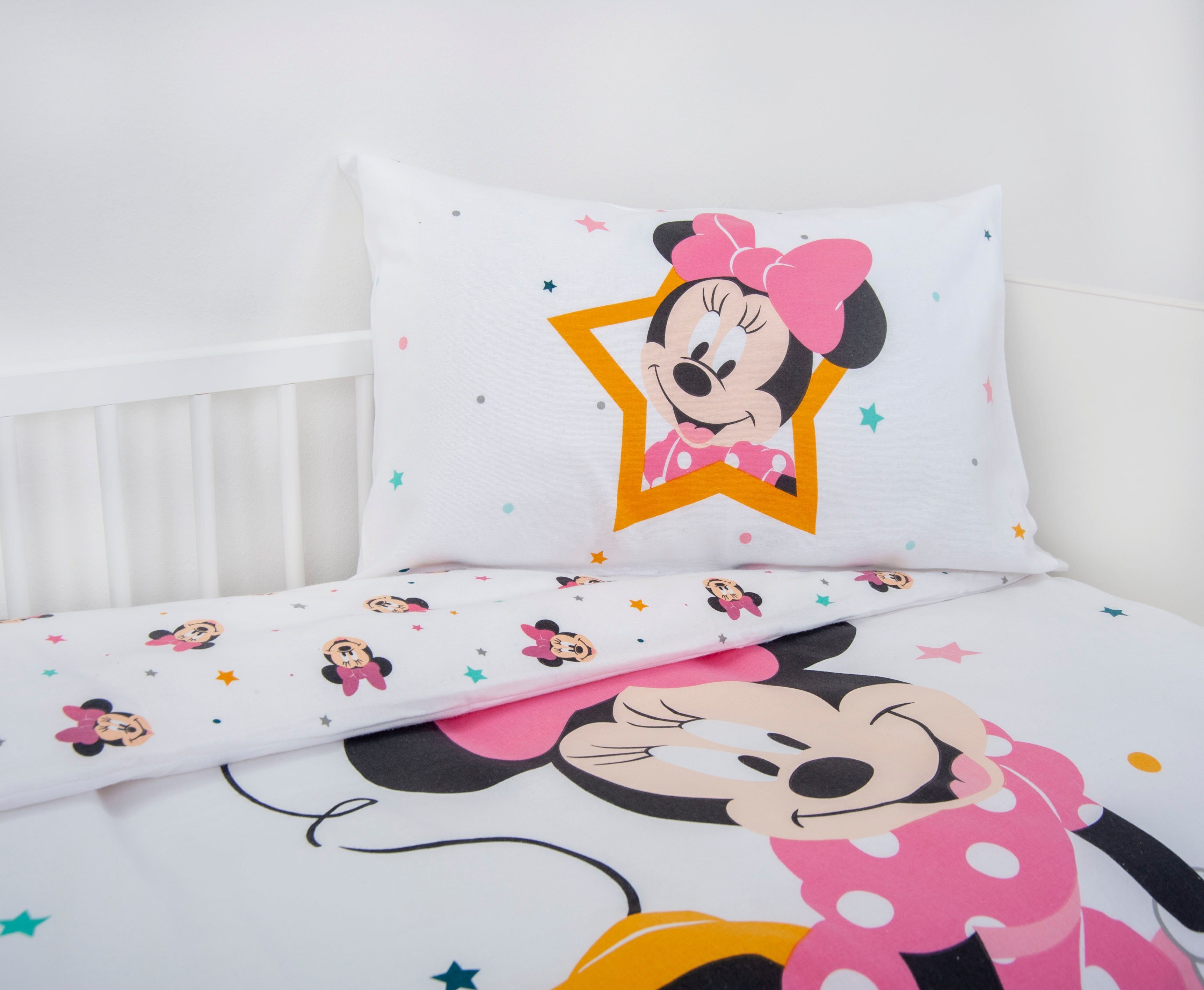 Babybettwäsche »Disney´s Minnie Mouse«, Disney, mit liebevollem Motiv-kaufen