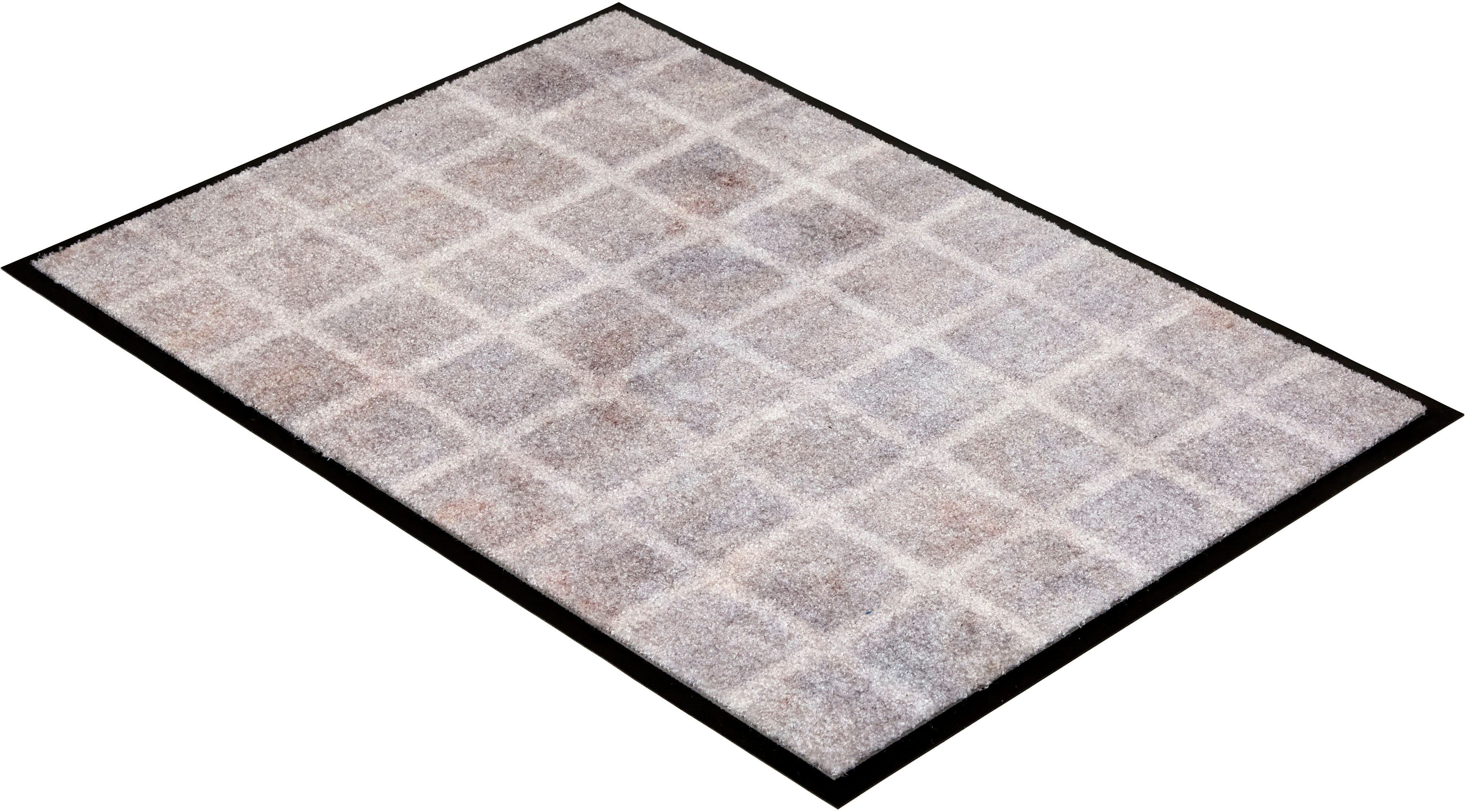SCHÖNER WOHNEN-Kollektion Fußmatte Bellevue, rechteckig, Höhe: 8 mm, Türmatte, Schmutzfang, In und Outdoor, Sauberlauf, waschbar