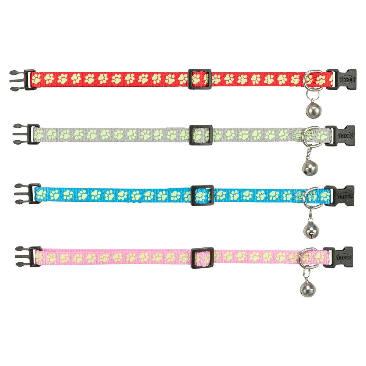 TRIXIE Katzen-Halsband Katzenhalsband, fluoreszierend