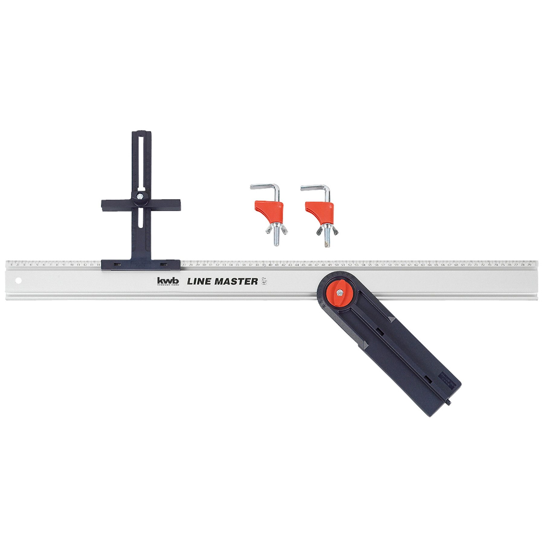 kwb Anschlagwinkel KWB Präzisionslineal LINE MASTER, 784008, 5-teilig