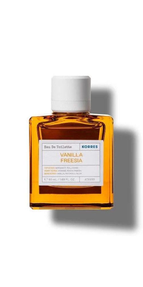Korres Eau de Toilette Vanilla Freesia 50ml, Ein Blumig, eleganter, frischer Duft