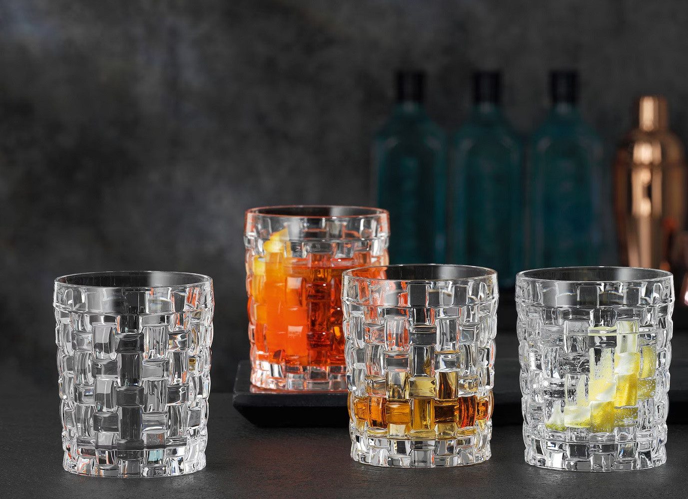 Nachtmann Schnapsglas Nachtmann Bossa Nova Whisky 8er Set, Glas