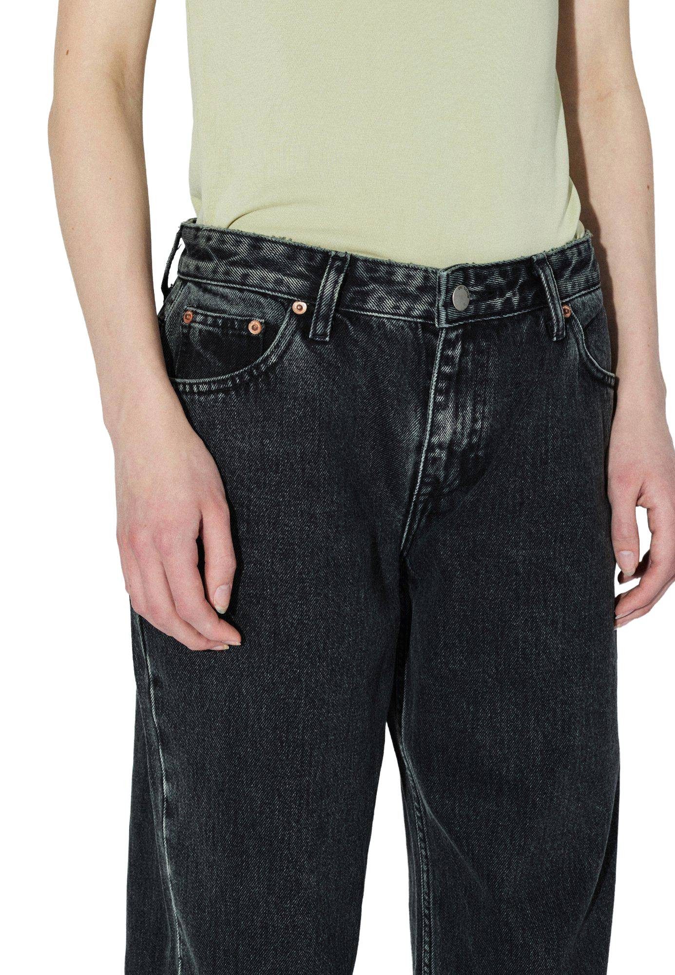 Dr. Denim Relax-fit-Jeans Jeans Dr. Denim Hill Aged Black Weites, gerades Bein, leicht taillierter Saum