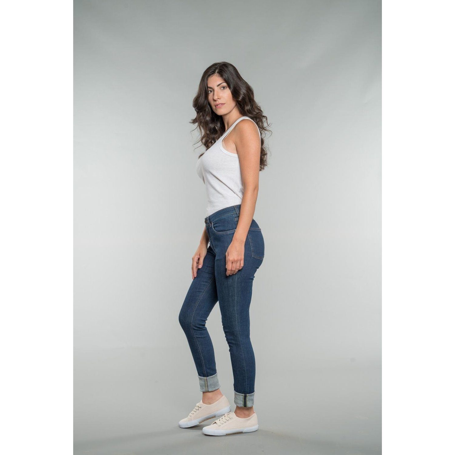 Feuervogl High-waist-Jeans fv-Han:na, Skinny, High Waist, Hyperflex Denim, Damenjeans 5-Pocket-Style