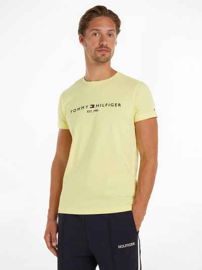 Tommy Hilfiger T-Shirt TOMMY LOGO TEE aus reiner, nachhaltiger Baumwolle