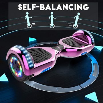 HITWAY Balance Scooter, Hoverboard BalanceScooter 6.5" mit LedLicht Bluetooth