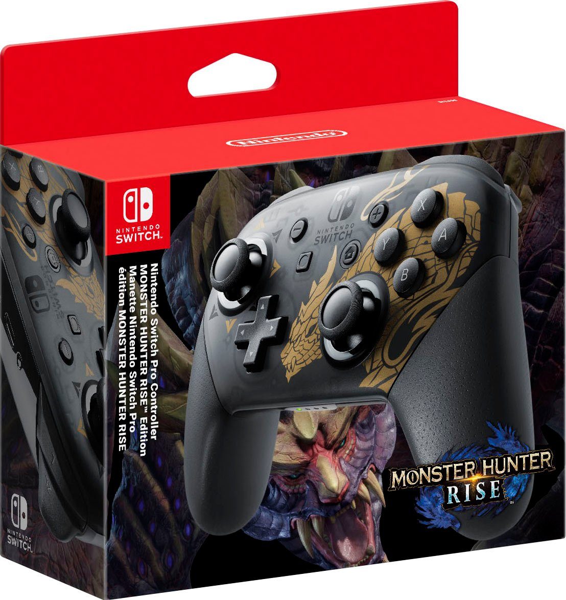 Nintendo Switch »Pro« Controller (Monster Hunter Rise Edition) online  kaufen | OTTO
