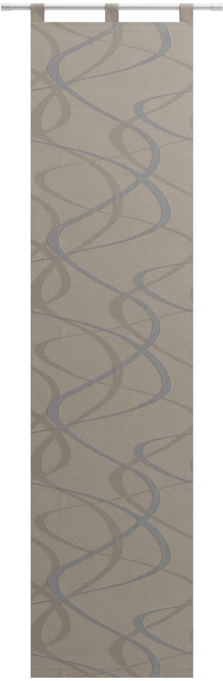 Neutex for you! Schiebegardine Pelotas (1 St), Schlaufen, halbtransparent, günstig online kaufen