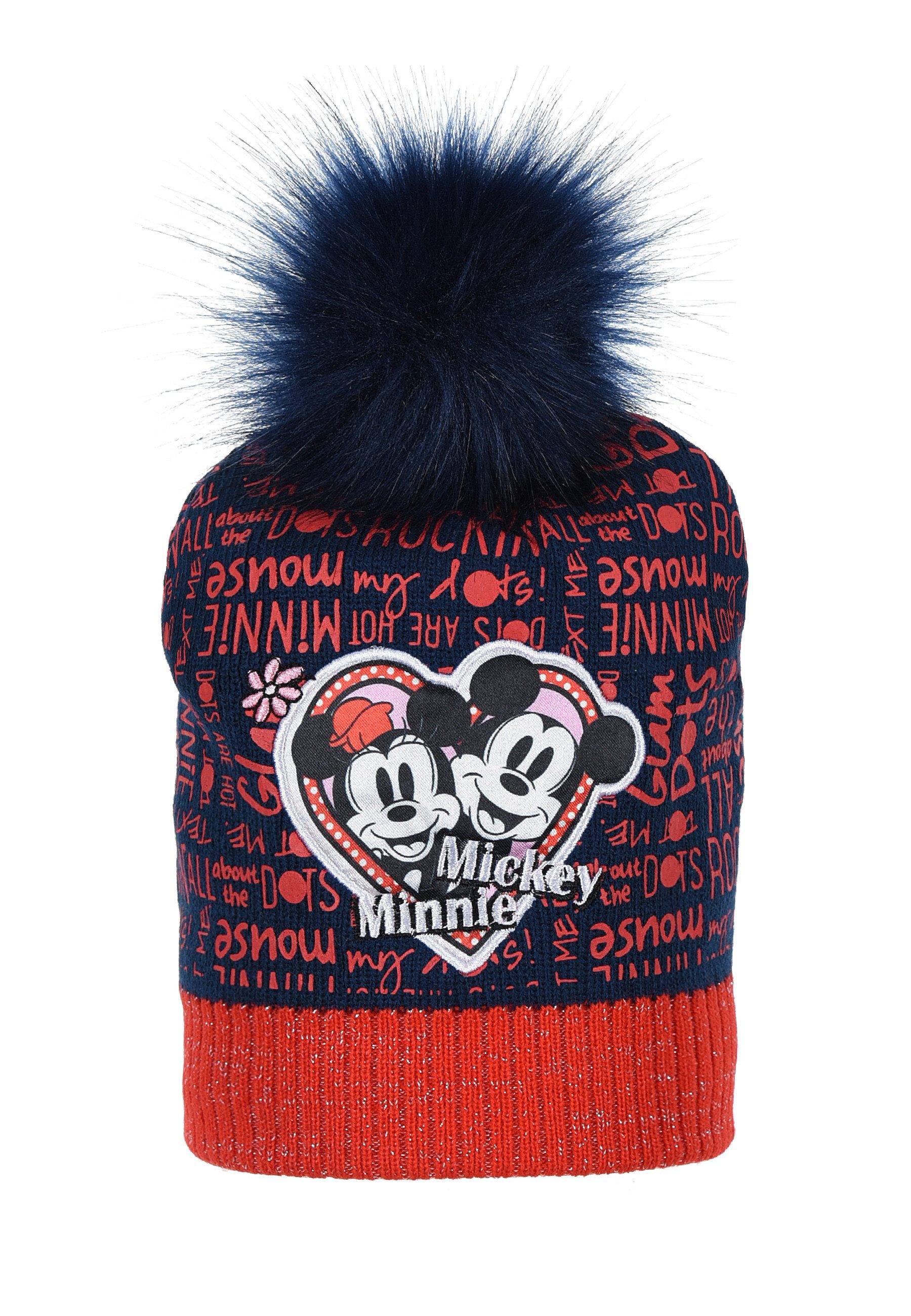 Bommelmütze Mädchen Kinder Winter-Bommel-Mütze