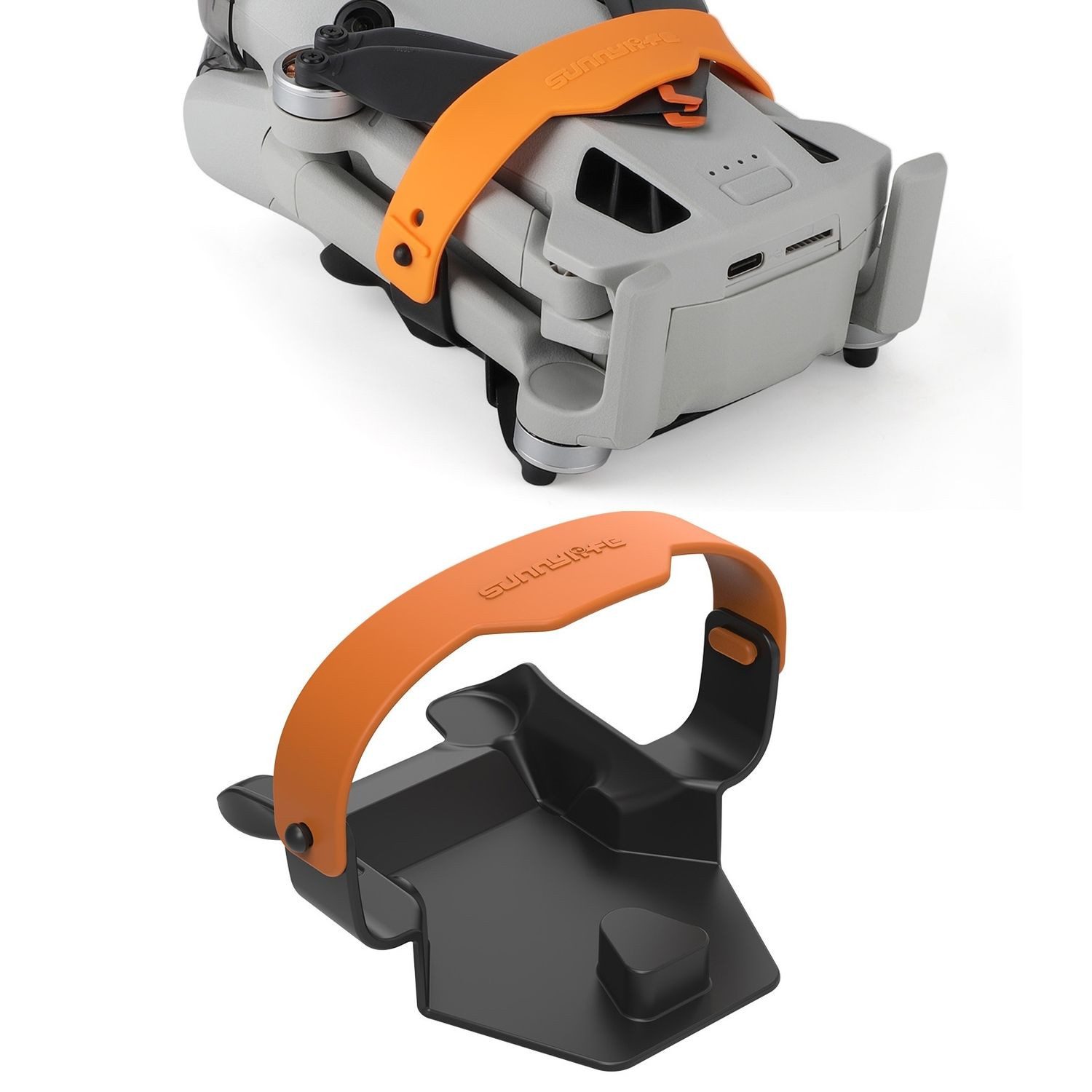 Für DJI Mini 4 Pro Propeller Halterung Schutzfixierung Zubehör Orange Zubehör Drohne