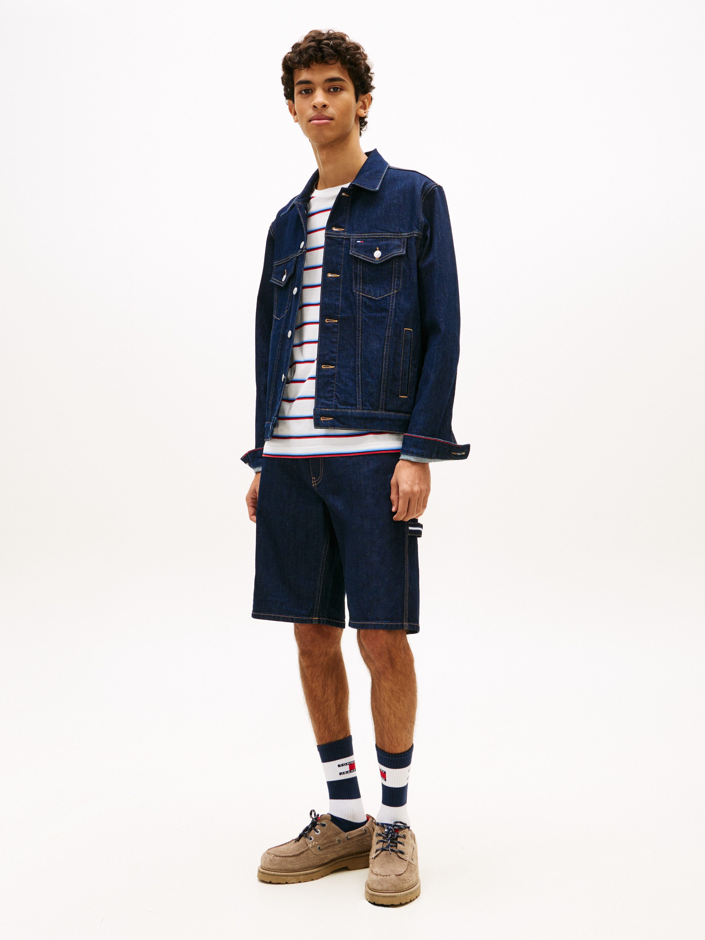 Tommy Jeans Jeansjacke RYAN REGULAR Regular fit mit praktischen Taschen