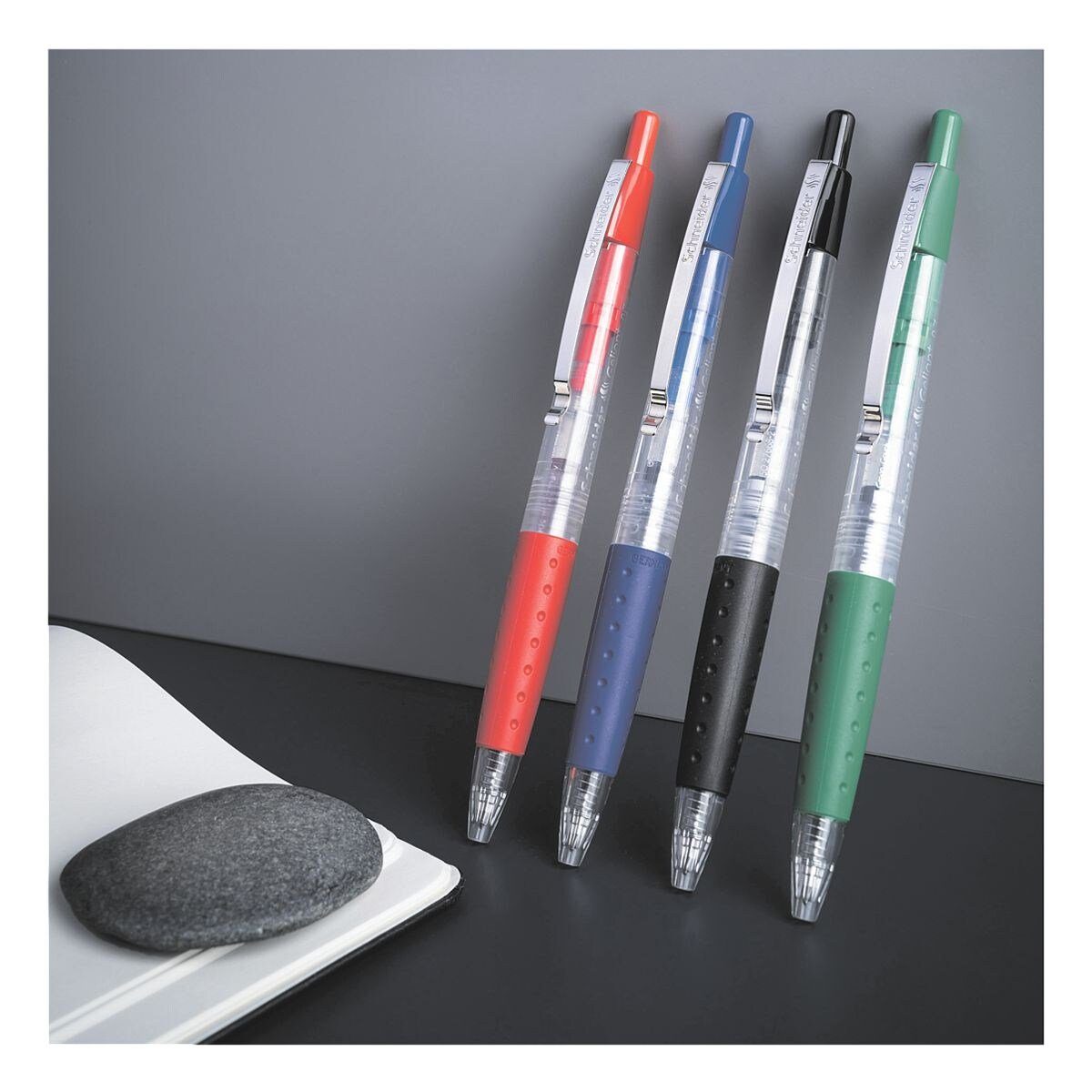 Schneider Gelschreiber Gelion +, mit Druckmechanik und schnelltrocknender Tinte