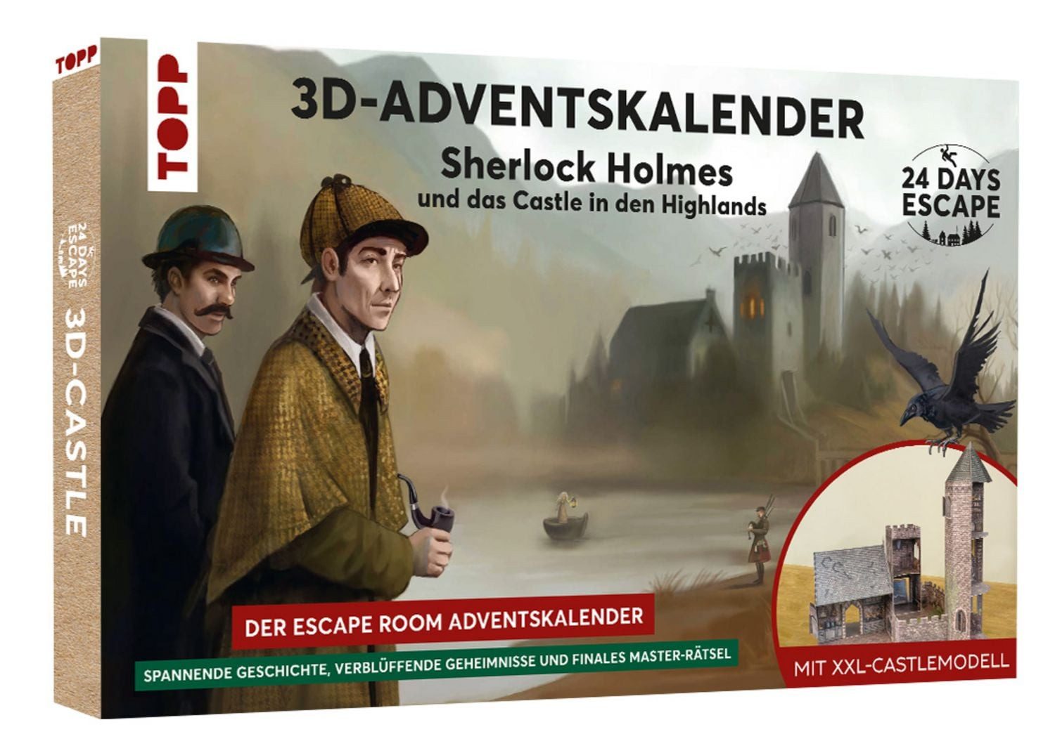 24 DAYS ESCAPE 3D-Adventskalender – Sherlock Holmes und das Castle in / Markus Müller
