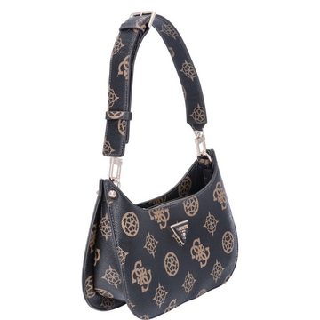 Guess Umhängetasche GUESS Damen Schultertasche Meridian Mocha Logo (1-tlg)