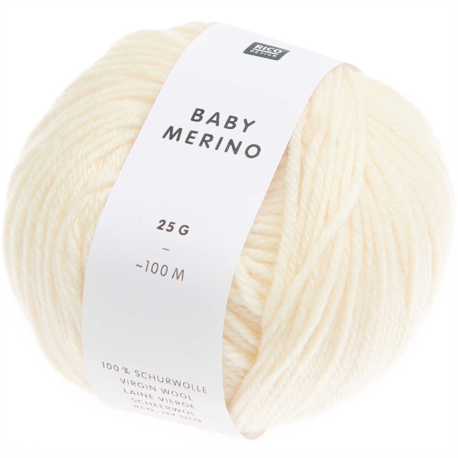 rico Baby Merino Häkelwolle, 100 m