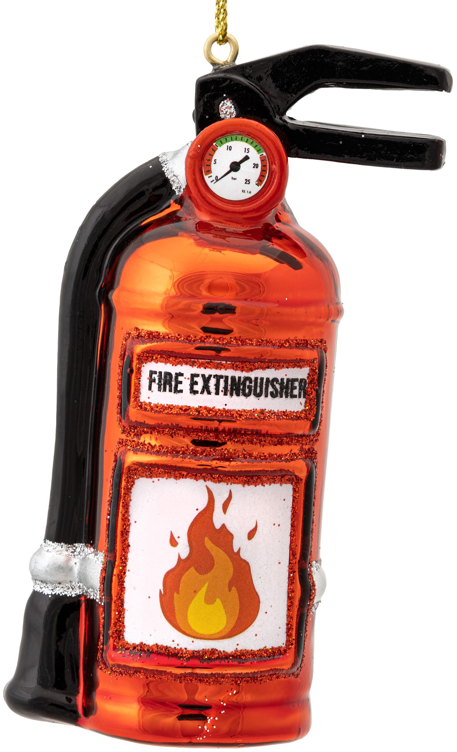 SIKORA Christbaumschmuck Feuerlöscher besondere Weihnachtskugel Glas Anhäng günstig online kaufen