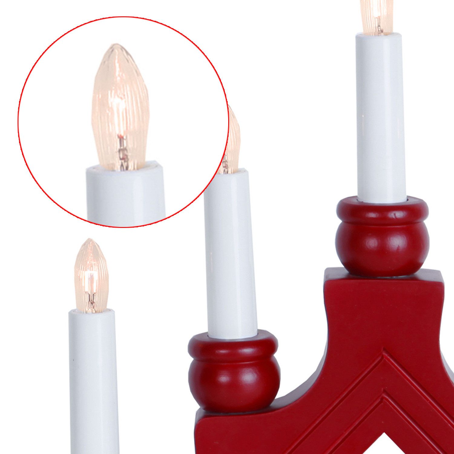 STAR TRADING Fensterleuchter Lichterbogen Schwibbogen Weihnachtsleuchter günstig online kaufen