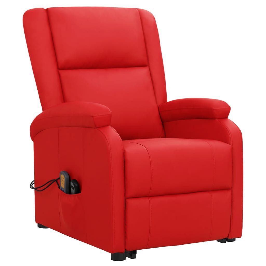 vidaXL Massagesessel Massagesessel mit Aufstehhilfe Rot günstig online kaufen