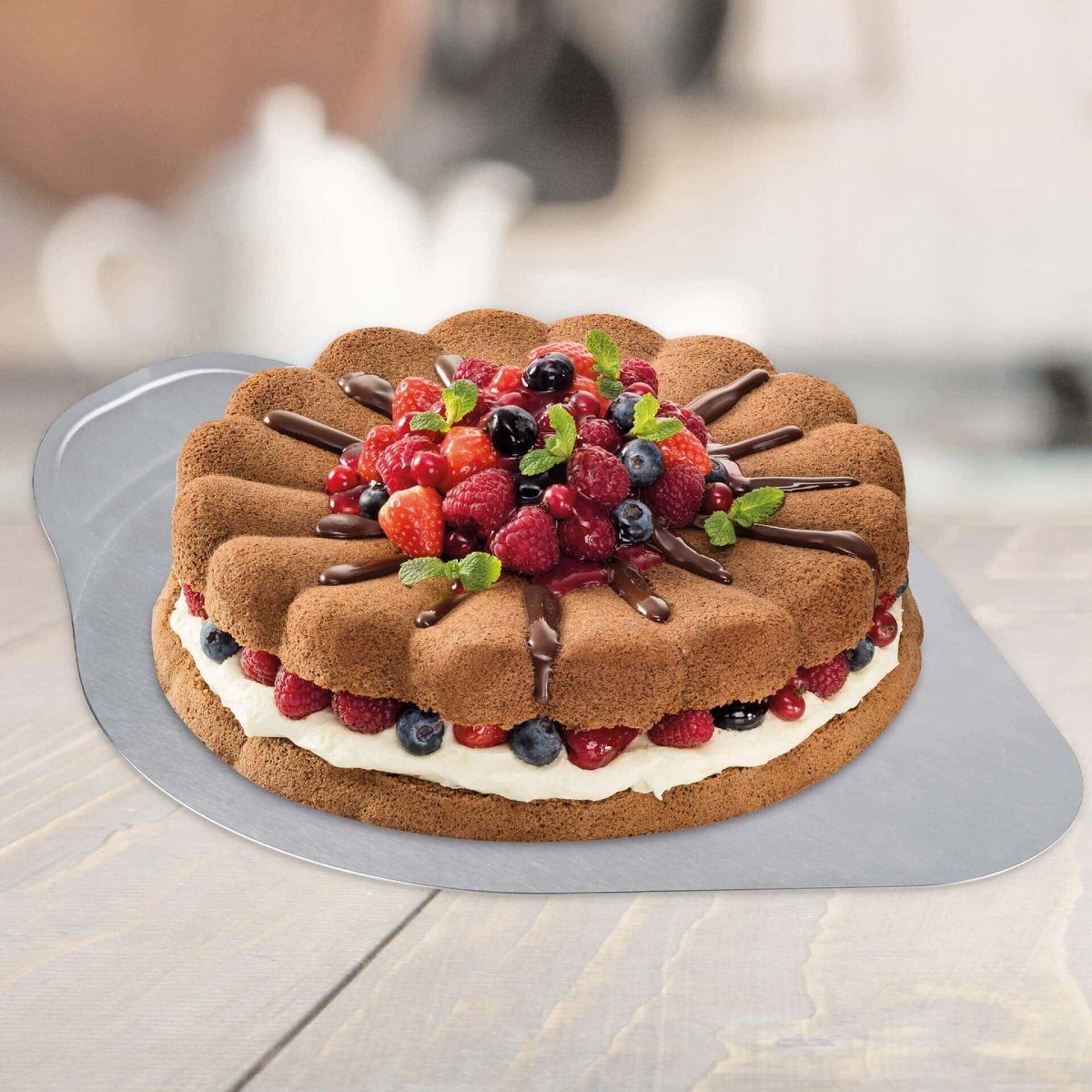 Dr. Oetker Küchenhelfer Tortenbodenheber Tortenretter und -heber – Bild 2 von 2