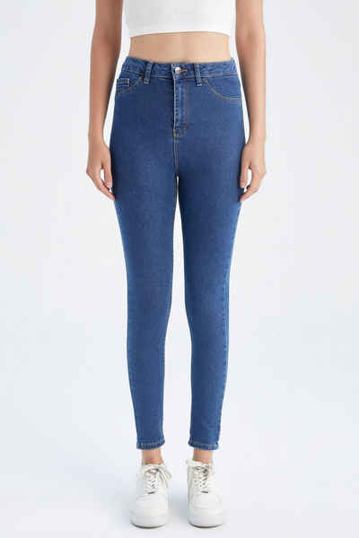 DeFacto Skinny-fit-Jeans Damen Skinny-fit-Jeans JEGGING