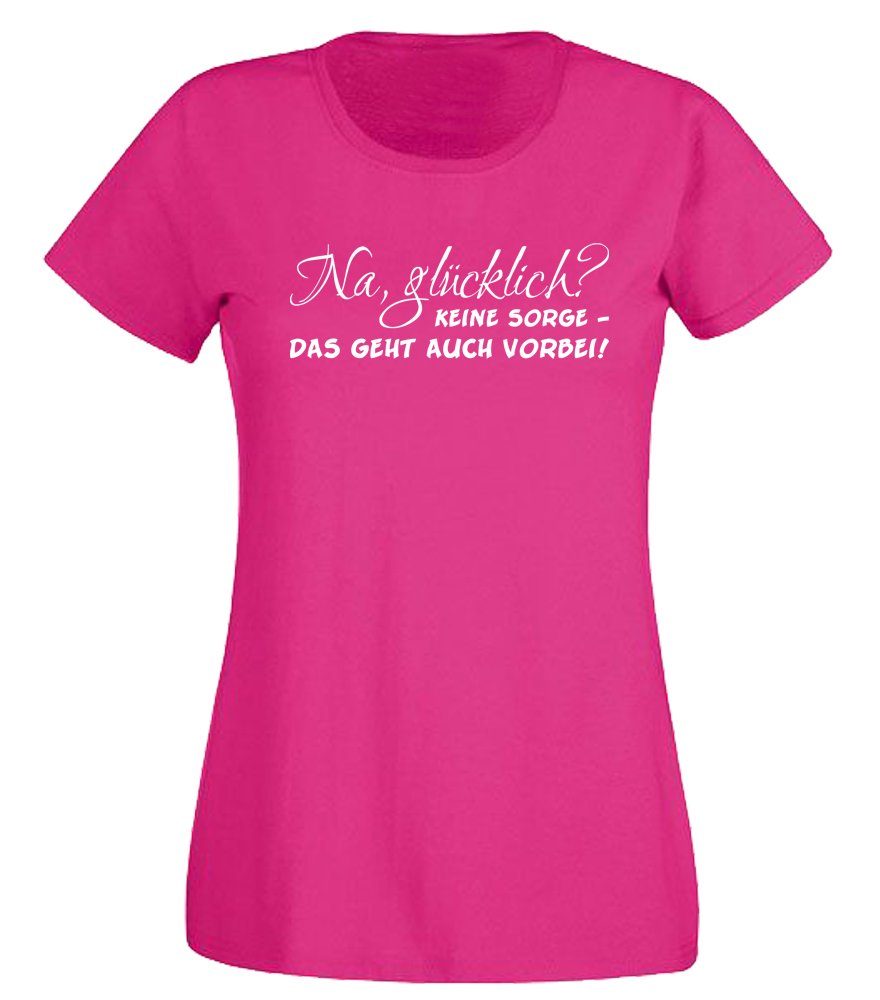 Ggraphics TShirt »Damen TShirt Na, glücklich? Keine das