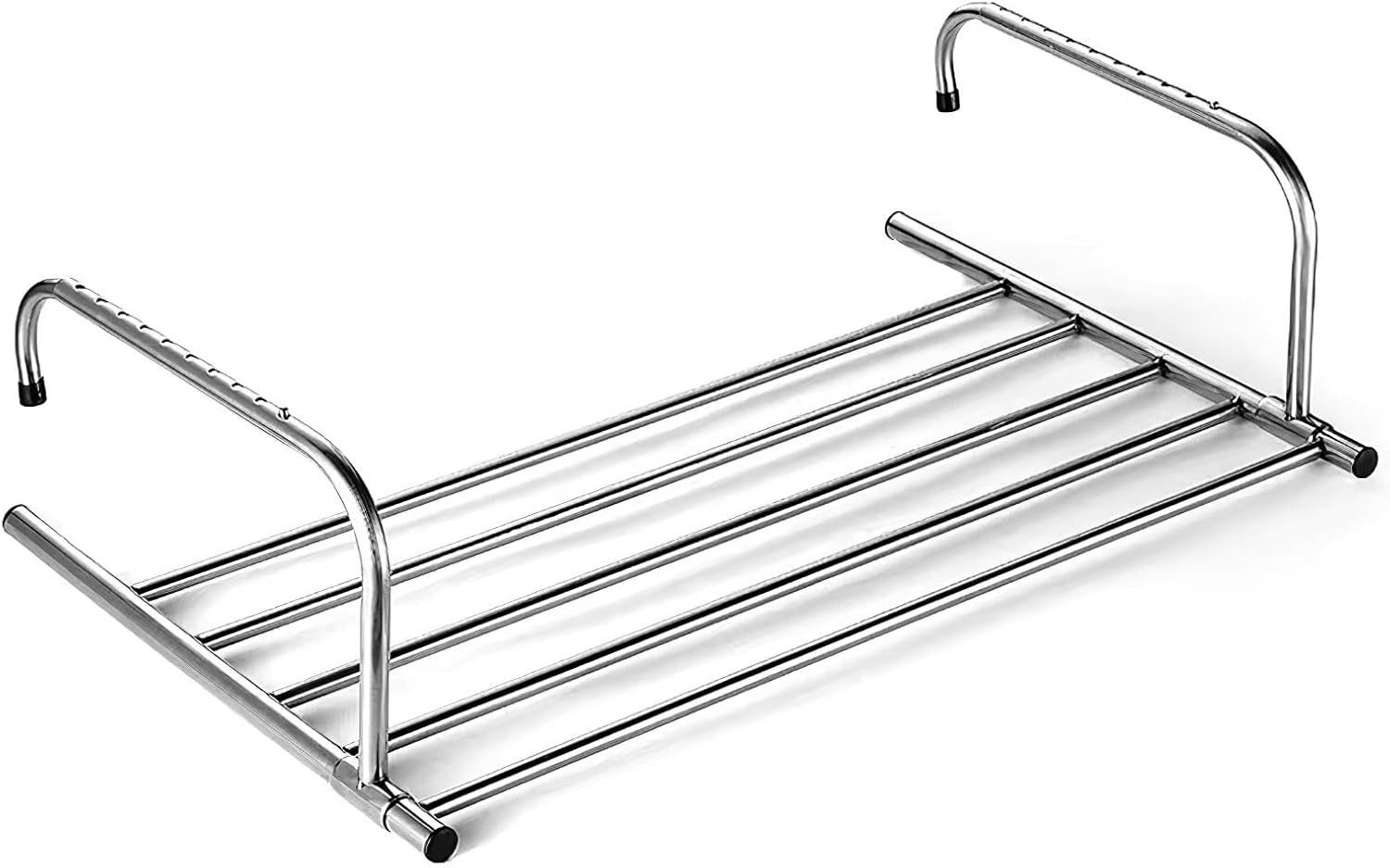 FELIXLEO Badewannen-Wäscheständer Faltbarer Edelstahl Wäscheständer 42–73 cm für Balkon Heizkörper