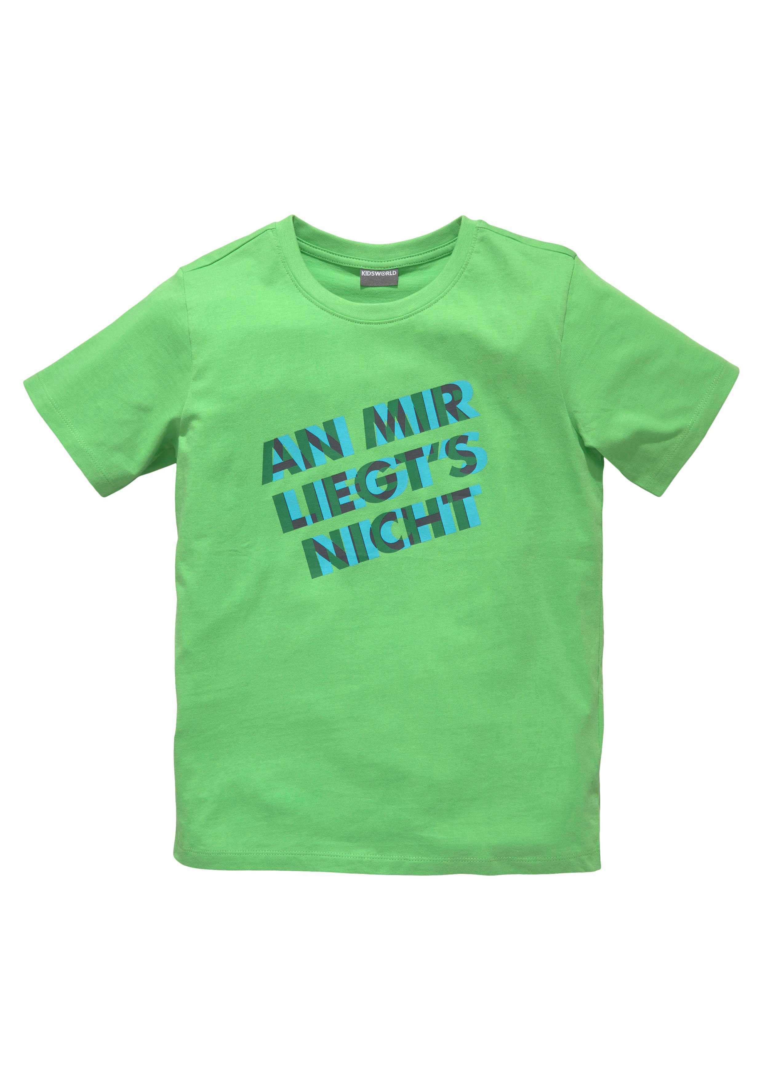 KIDSWORLD AN MIR NICHT, LIEGT´S Spruch T-Shirt