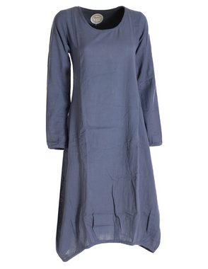 Vishes Midikleid Luftiges Damen Sommerkleid Langarm Longshirt-Kleid Shirt-Kleid Guru, Ethno, Hippie Style