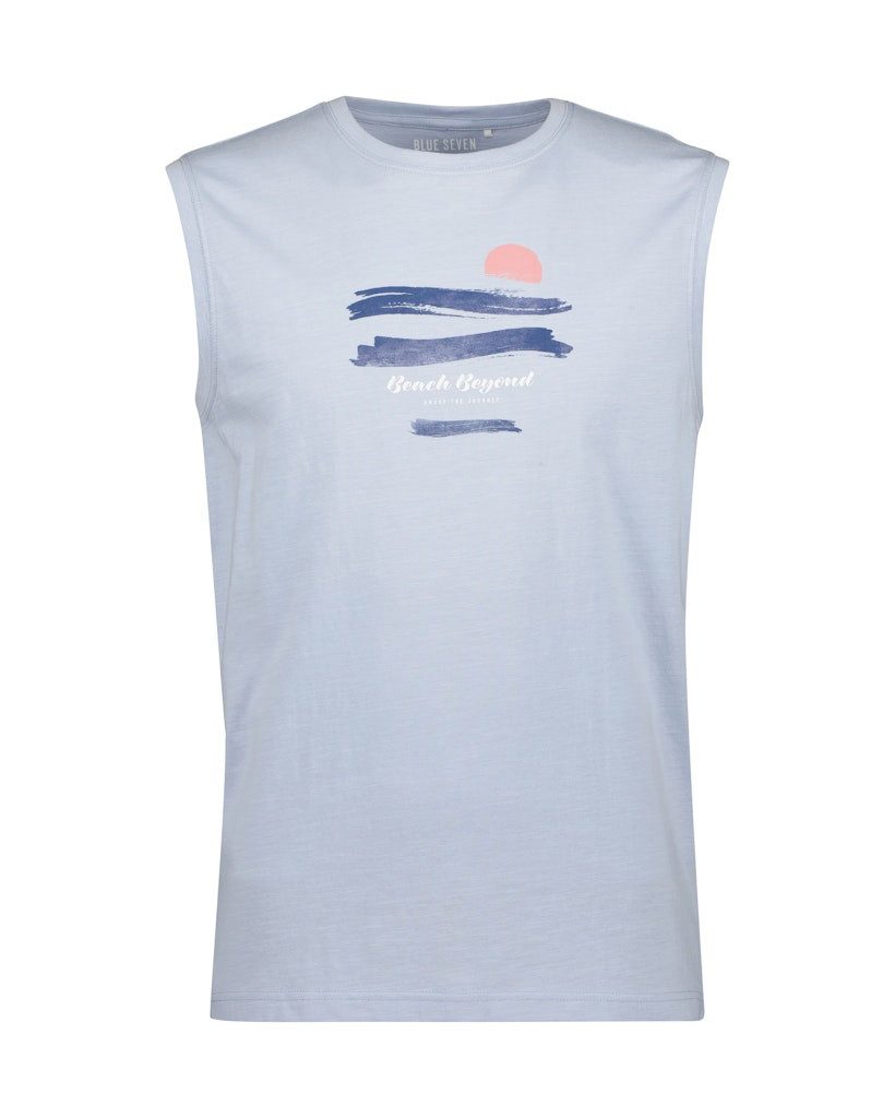 Blue Seven Muskelshirt Blue Seven Herren Muskelshirt Tank Top Beach hellblau (1-tlg)