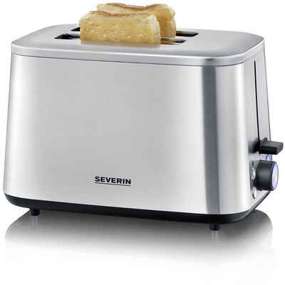 Severin Toaster AT 2513, 2 kurze Schlitze, für 2 Scheiben, 1600 W, Hochgeschwindigkeits-Toaster, TURBO-Funktion