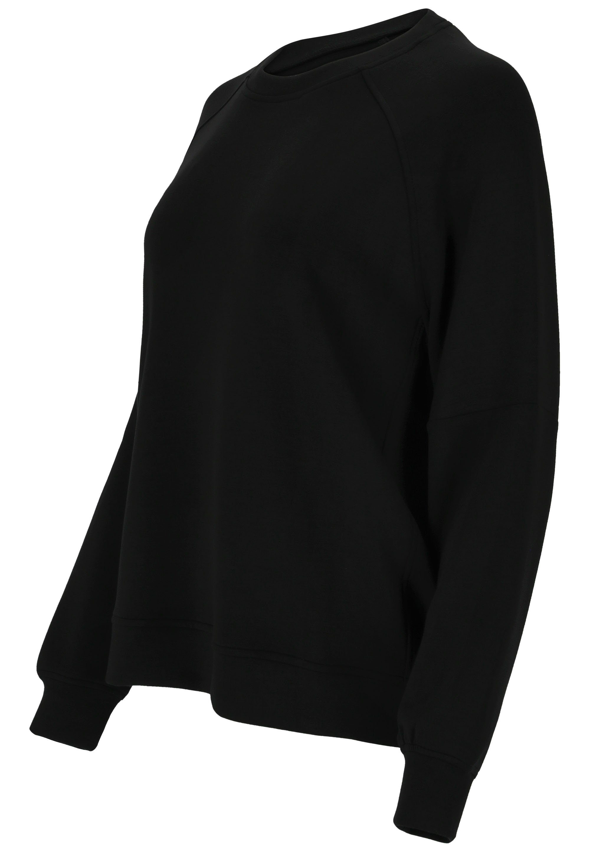extra Material Jacey ATHLECIA schwarz Sweatshirt weichem aus