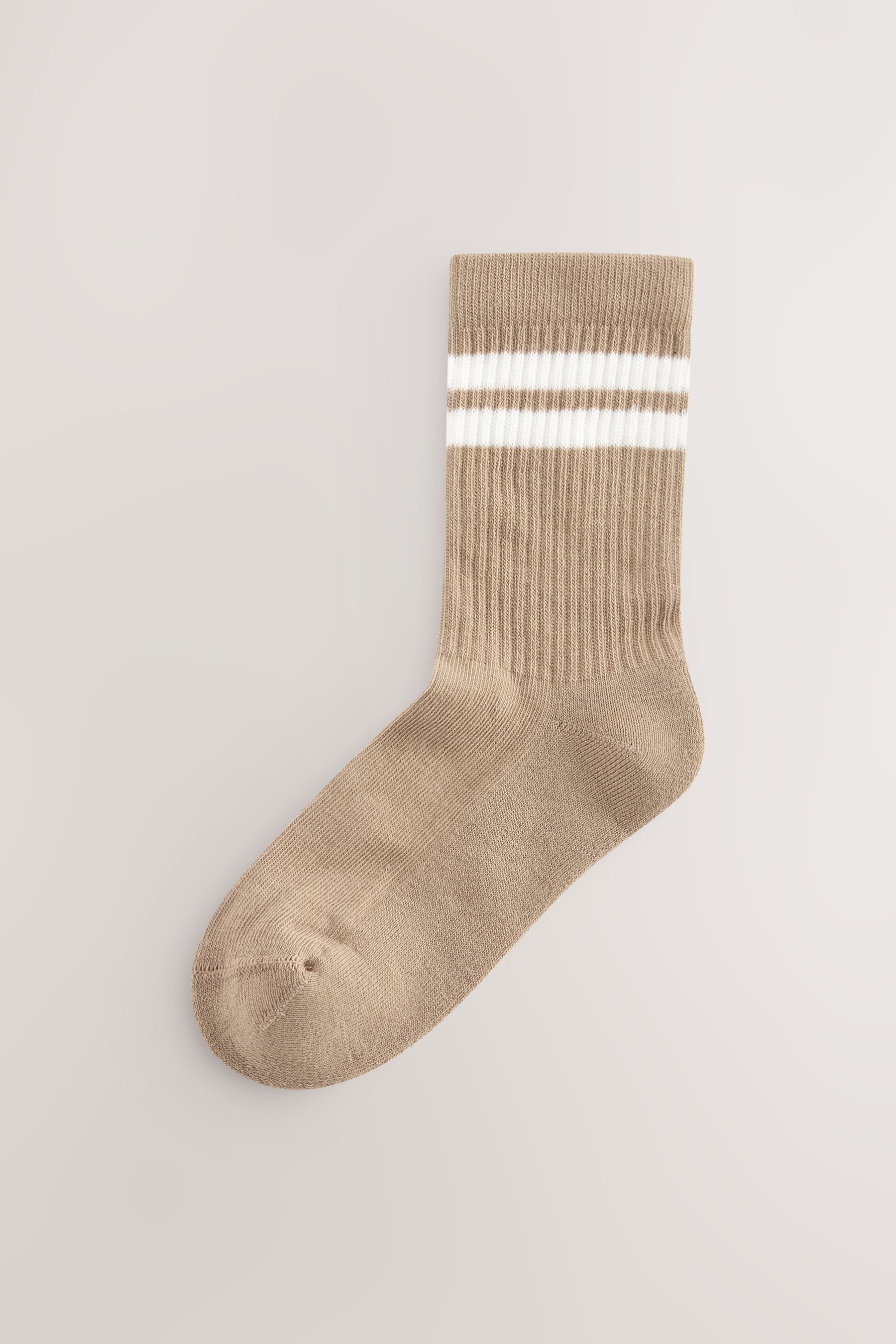 Next Kurzsocken Gerippte Sportsocken im 5er-Pack mit Fußbett (5-Paar) – Bild 3 von 5
