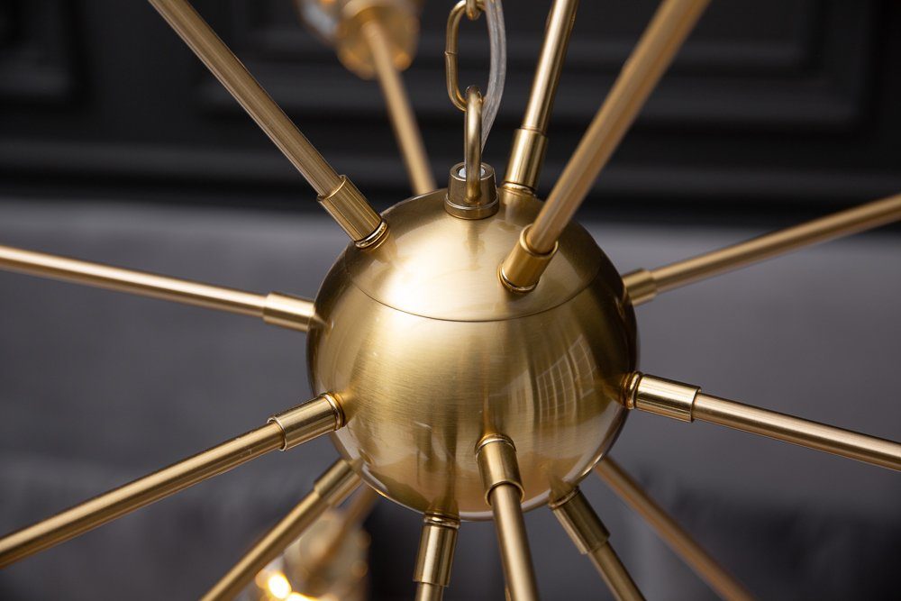 Hängeleuchte gold, Metall · · SPUTNIK 87cm riess-ambiente Esszimmer · Pendel Leuchtmittel, Wohnzimmer ohne · Modern