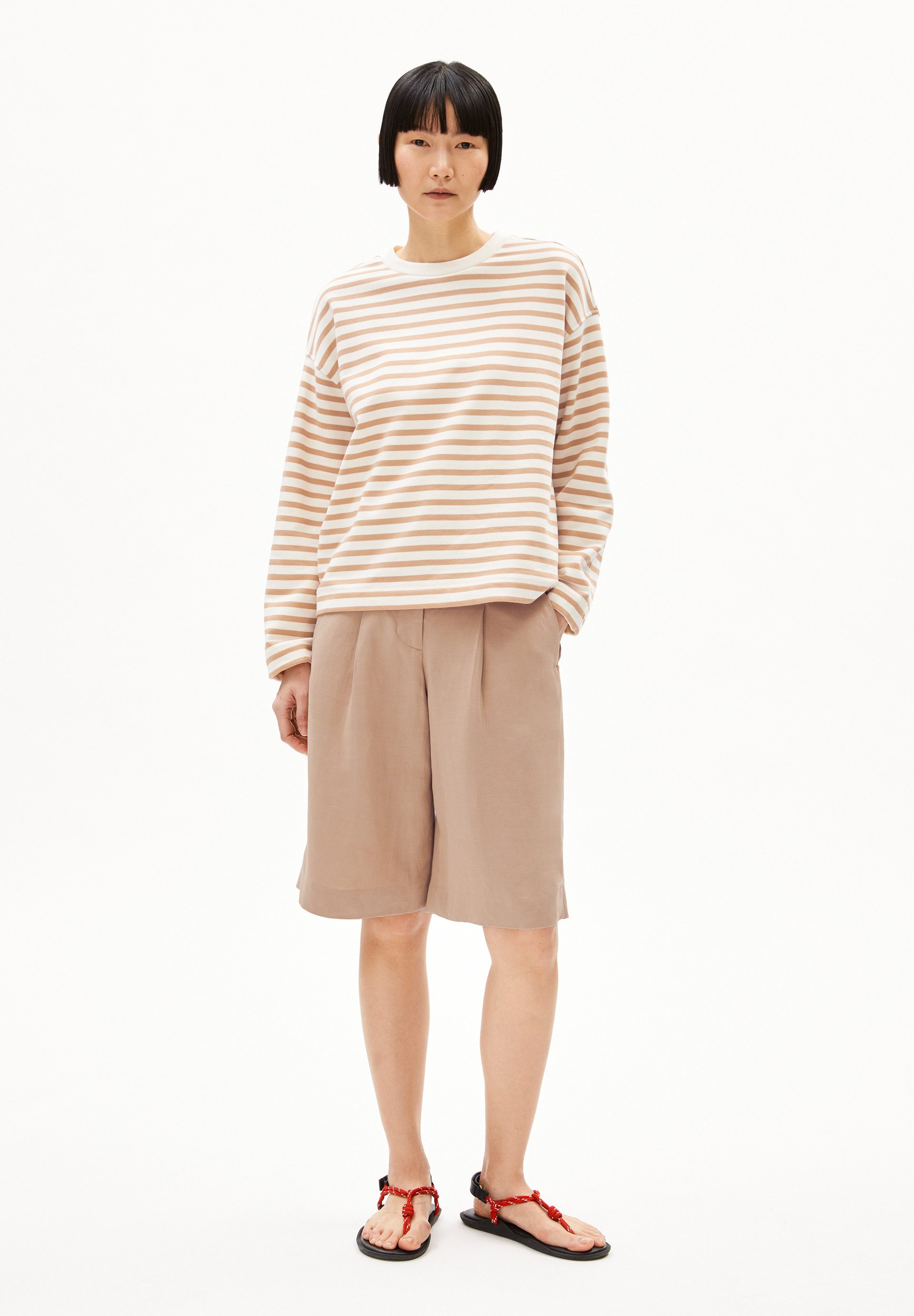 Armedangels Shorts NAMAAL LINO Shorts aus Leinen-Mix (Regular Fit)
