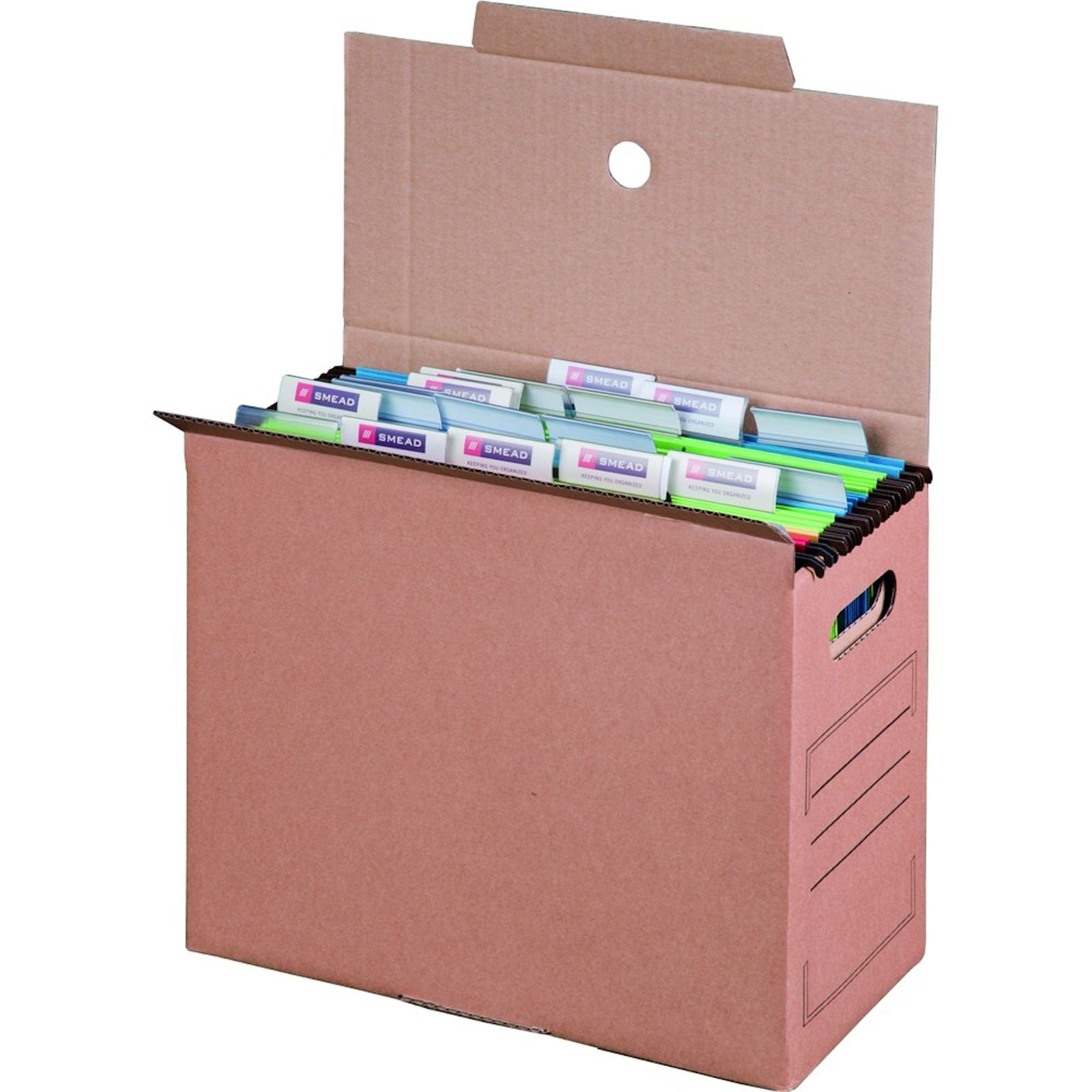 Smartbox Pro Aufbewahrungsbox (Spar-Set, 10 St., 10er-Set), Archiv-Ablageboxen für Hängemappen 327x158x279mm Archivkarton Braun
