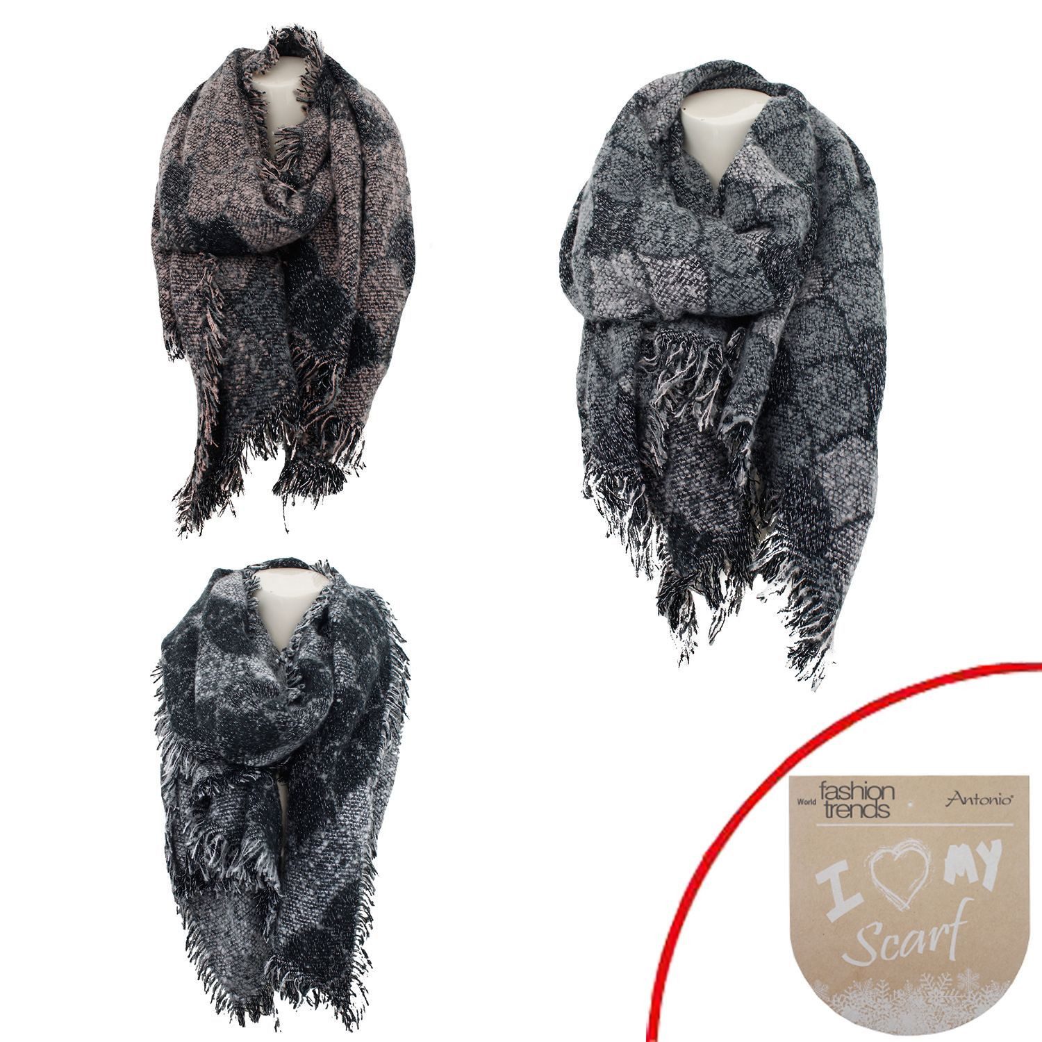 Antonio Schal Winter Damen Schal » Winterschal High Volume » Damenschal Lur günstig online kaufen