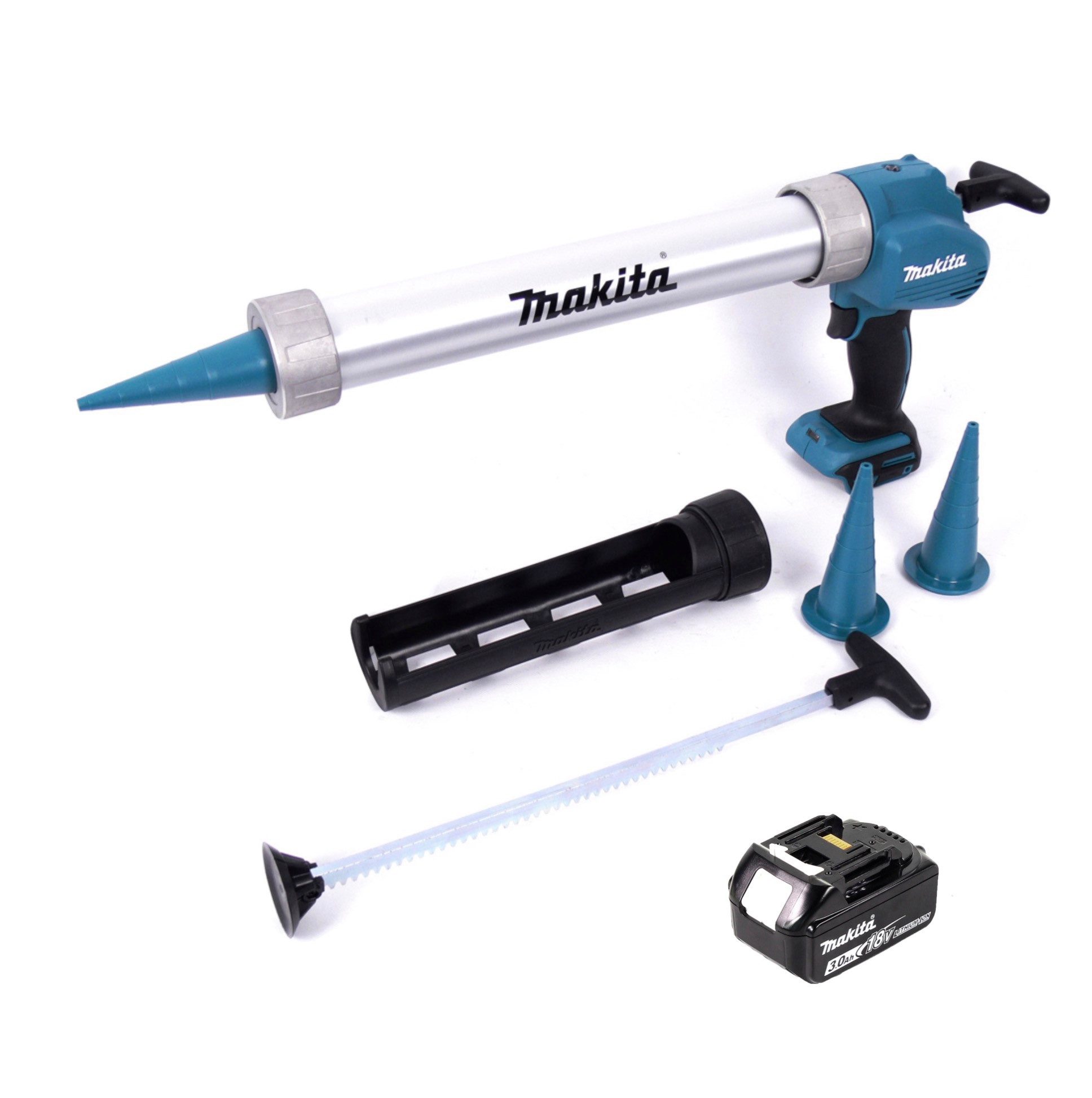 Makita Akku-Kartuschenpistole DCG 180 F1X Akku Kartuschenpistole 18 V 300 / 600 ml + 1x Akku 3,0 Ah