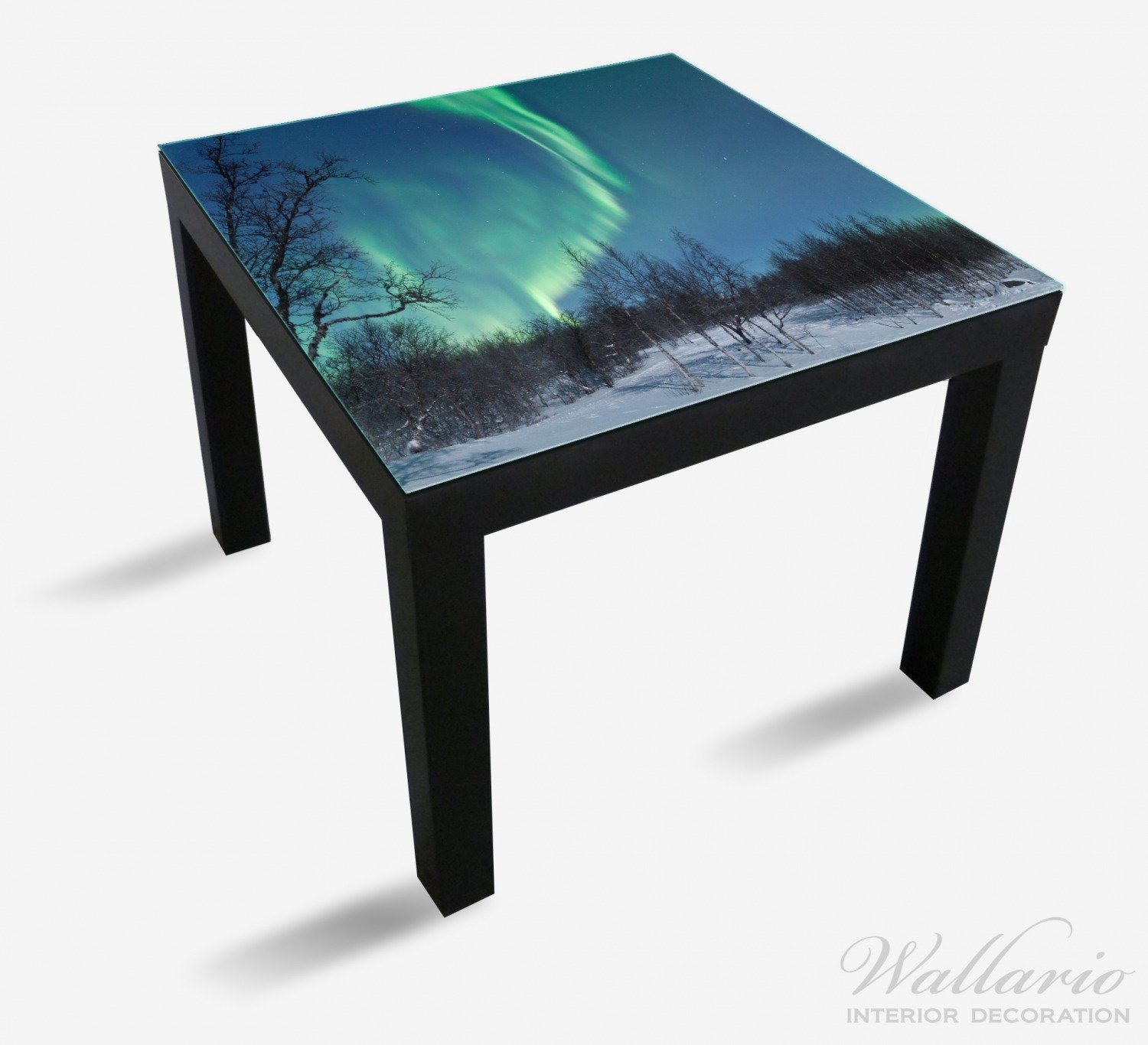 Wallario Lack St), Schweden (1 in für Tischplatte geeignet Tisch Ikea Polarlicht