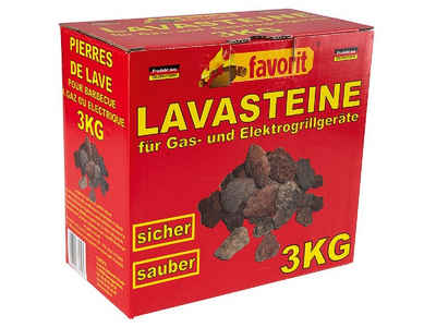 favorit Feuerrost Favorit Original Lavasteine 3kg für Gasgrill und Elektrogrill 3050