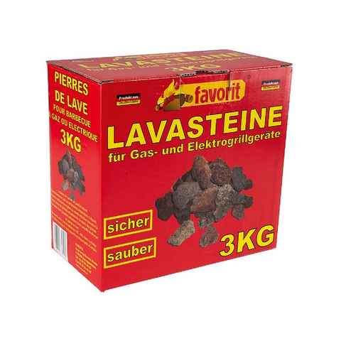 favorit Feuerrost Favorit Original Lavasteine 3kg für Gasgrill und Elektrogrill 3050