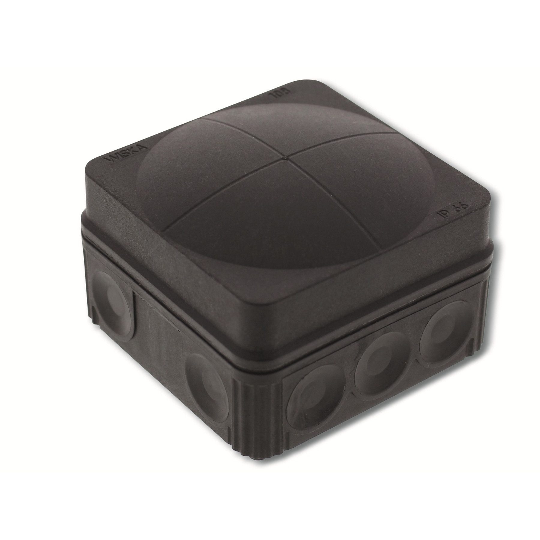 WISKA Verteilerbox WISKA Kabelabzweigkasten COMBI 108 BK, IP66