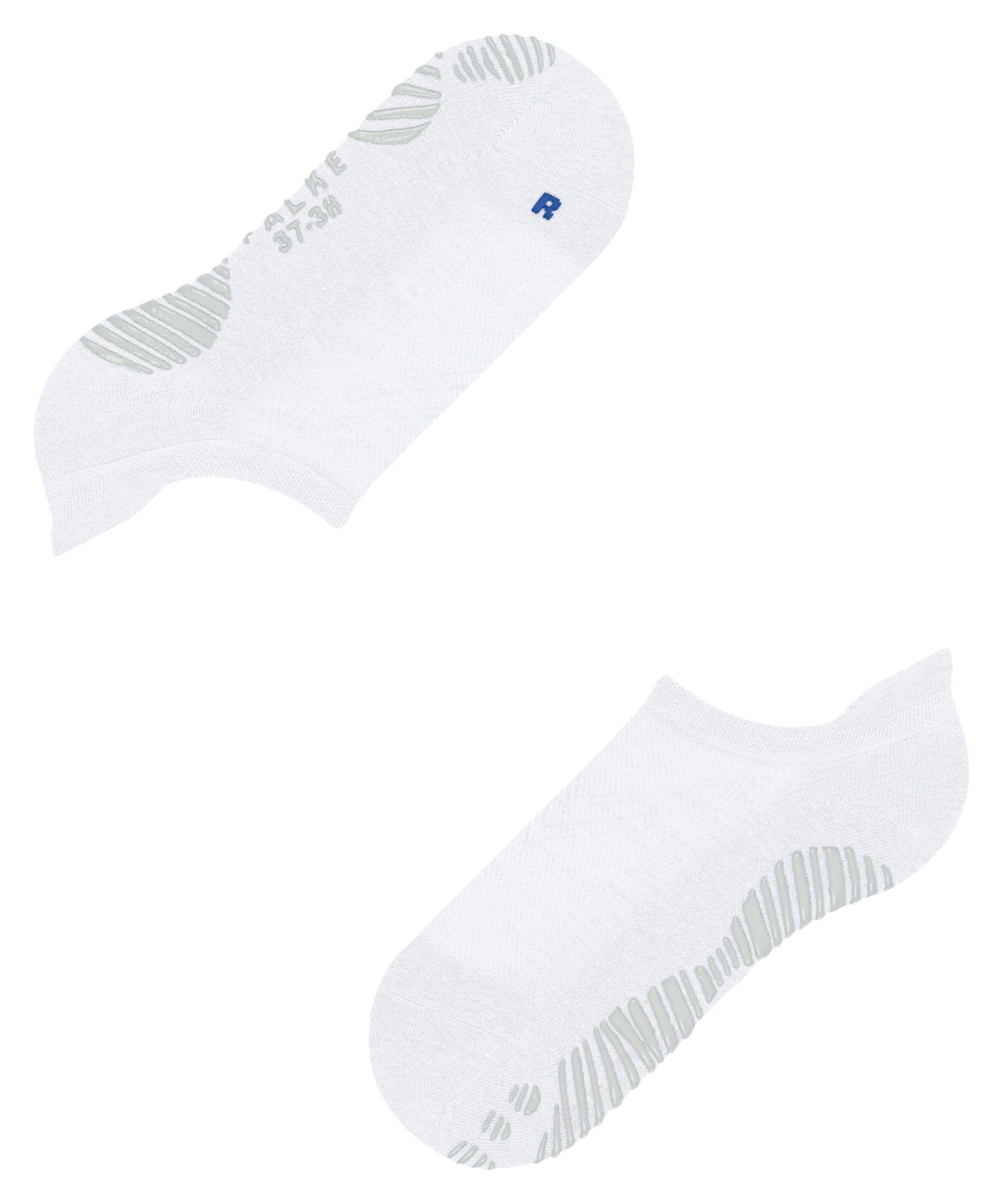 FALKE Sneakersocken rutschhemmendem Noppendruck Cool der (2000) Sohle Kick mit auf (1-Paar) white