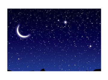 wandmotiv24 Leinwandbild Sternennacht, Weltall (1 St), Wandbild, Wanddeko, Leinwandbilder in versch. Größen