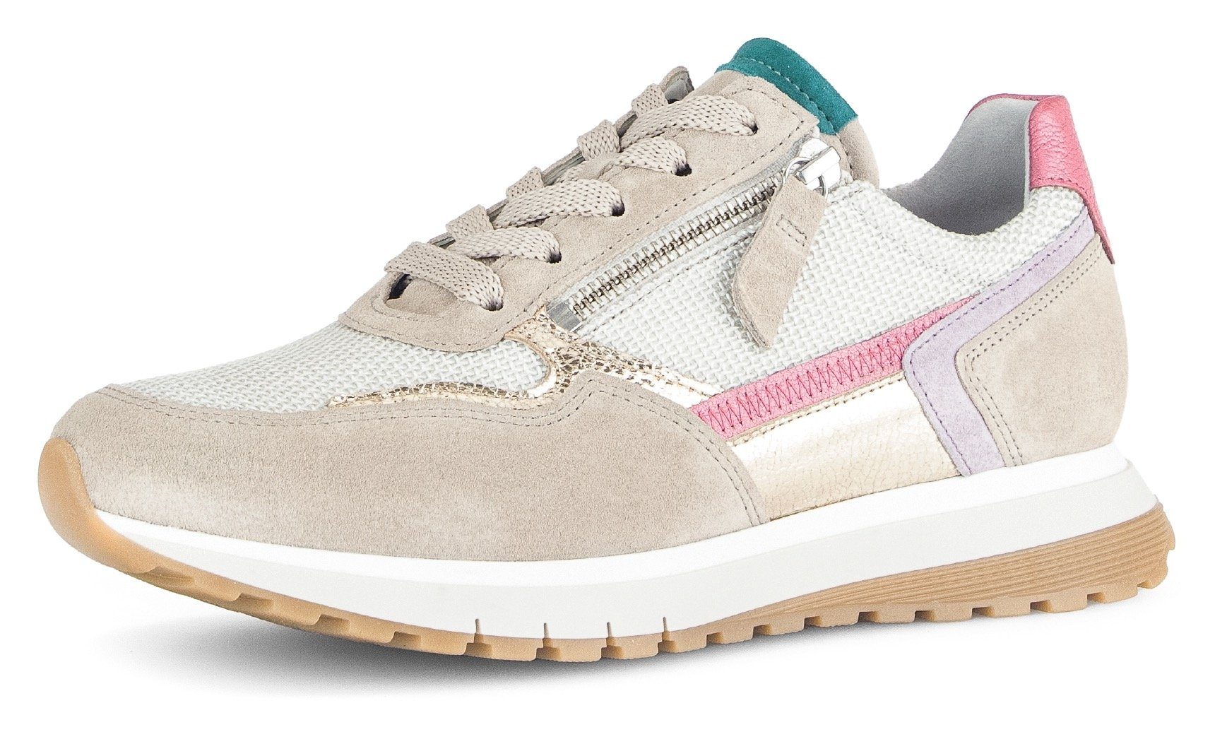 Gabor TURIN Sneaker in Komfortweite H = sehr weit, Freizeitschuh, Halbschuh günstig online kaufen